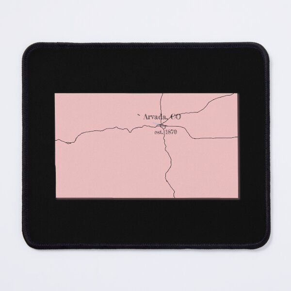 Item preview, Arvada, CO [Pink] designed and sold by PhilbonianDezin.