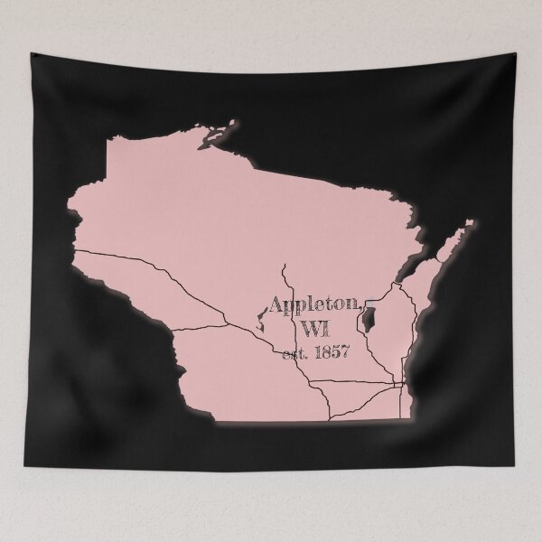 Item preview, Appleton, WI [Pink] designed and sold by PhilbonianDezin.