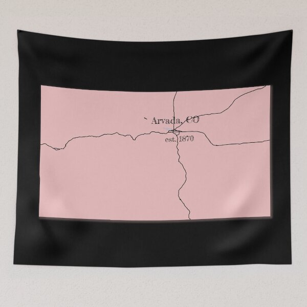 Item preview, Arvada, CO [Pink] designed and sold by PhilbonianDezin.