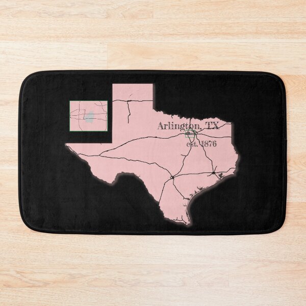 Item preview, Arlington, TX [Pink] designed and sold by PhilbonianDezin.