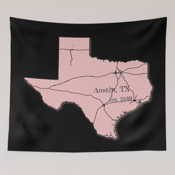 Item preview, Austin, TX [Pink] designed and sold by PhilbonianDezin.