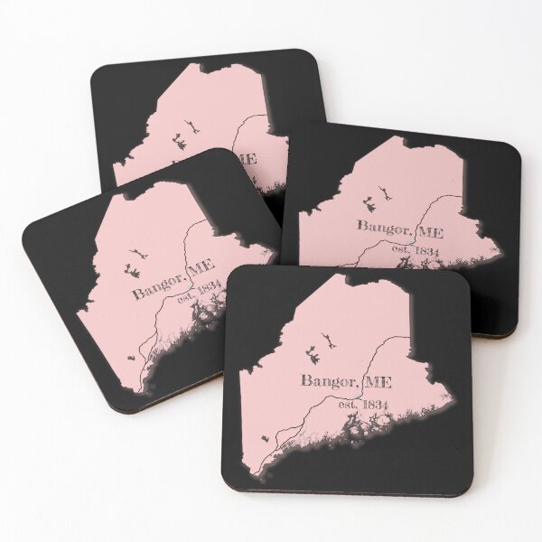 Item preview, Bangor, ME [Pink] designed and sold by PhilbonianDezin.