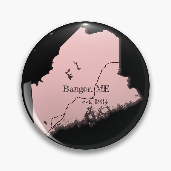 Item preview, Bangor, ME [Pink] designed and sold by PhilbonianDezin.