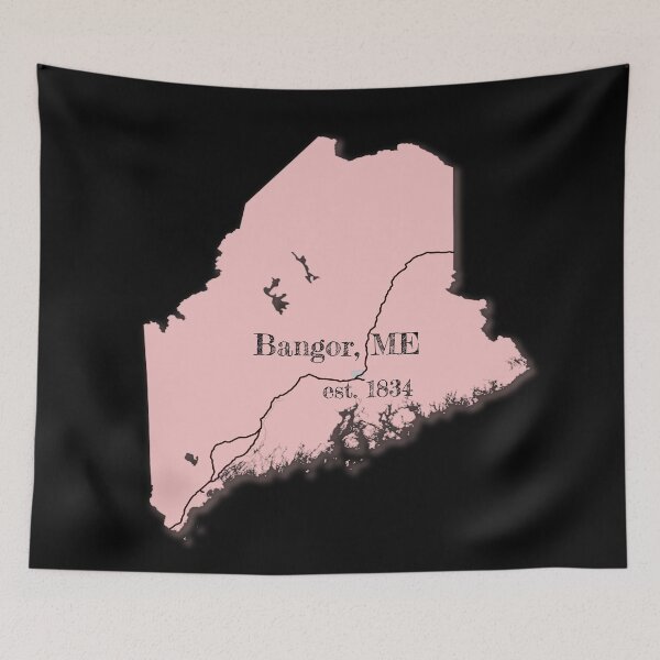 Item preview, Bangor, ME [Pink] designed and sold by PhilbonianDezin.