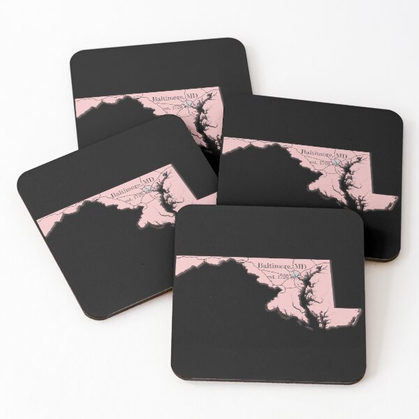 Item preview, Baltimore, MD [Pink] designed and sold by PhilbonianDezin.