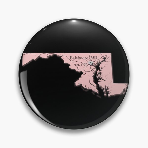 Item preview, Baltimore, MD [Pink] designed and sold by PhilbonianDezin.