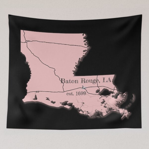 Item preview, Baton Rouge, LA [Pink] designed and sold by PhilbonianDezin.