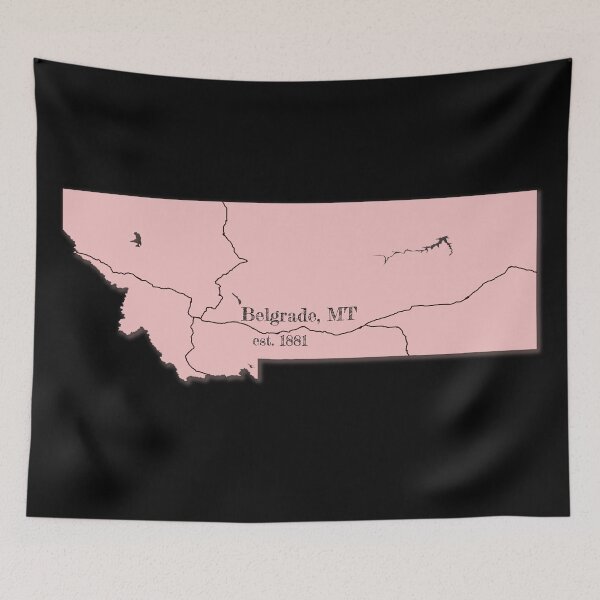 Item preview, Belgrade, MT [Pink] designed and sold by PhilbonianDezin.