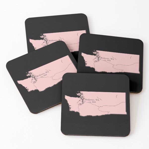 Item preview, Bellevue, WA [Pink] designed and sold by PhilbonianDezin.