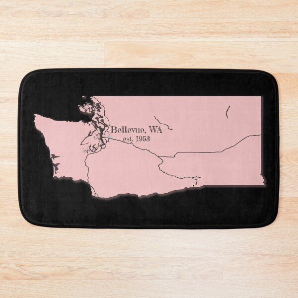 Item preview, Bellevue, WA [Pink] designed and sold by PhilbonianDezin.