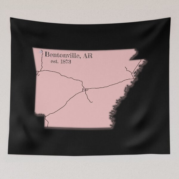Item preview, Bentonville, AR [Pink] designed and sold by PhilbonianDezin.