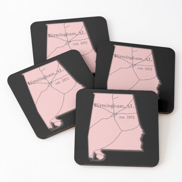 Item preview, Birmingham, AL [Pink] designed and sold by PhilbonianDezin.