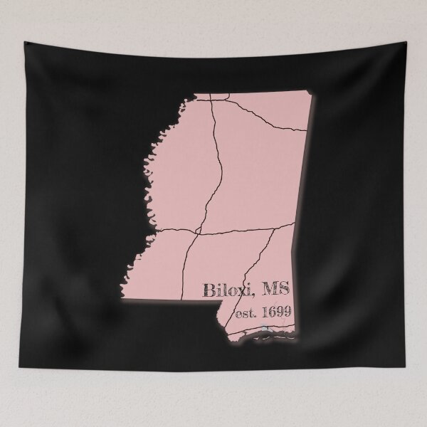 Item preview, Biloxi, MS [Pink] designed and sold by PhilbonianDezin.