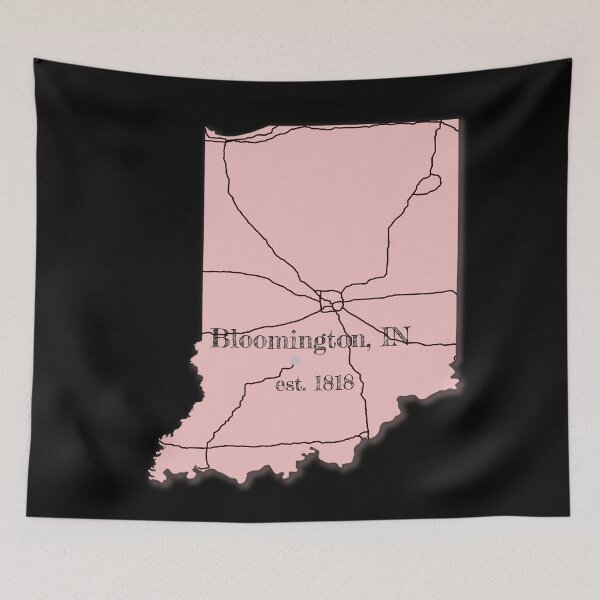 Item preview, Bloomington, IN [Pink] designed and sold by PhilbonianDezin.