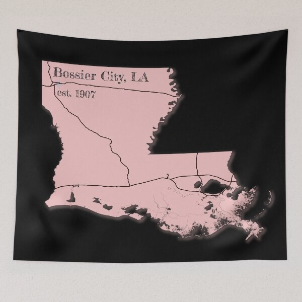 Item preview, Bossier City, LA [Pink] designed and sold by PhilbonianDezin.