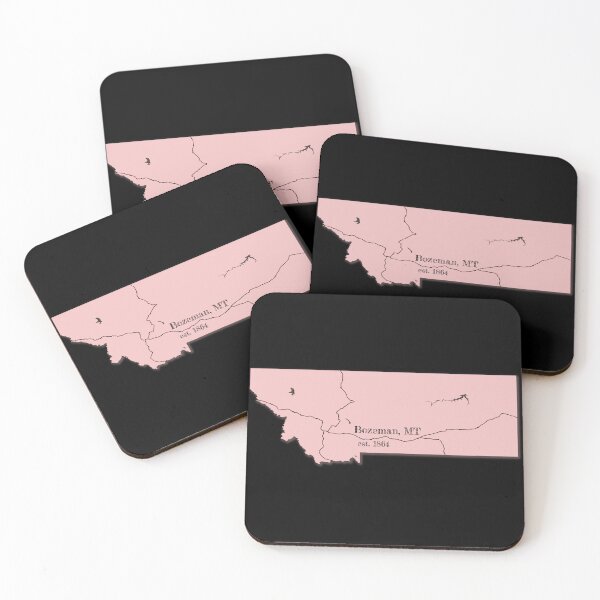 Item preview, Bozeman, MT [Pink] designed and sold by PhilbonianDezin.