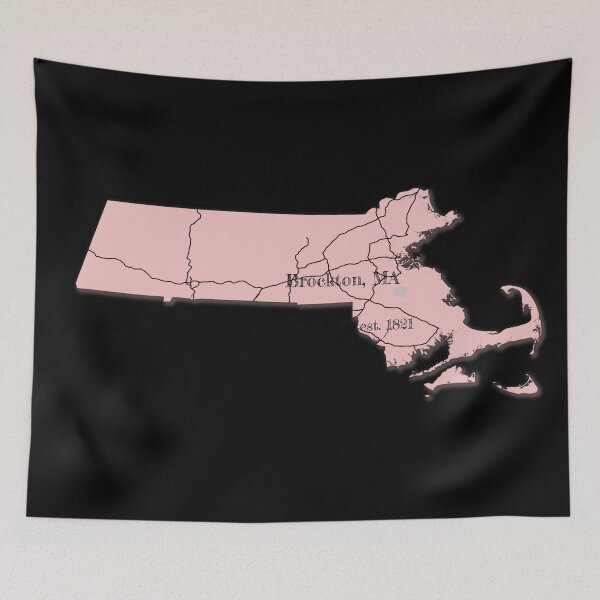 Item preview, Brockton, MA [Pink] designed and sold by PhilbonianDezin.