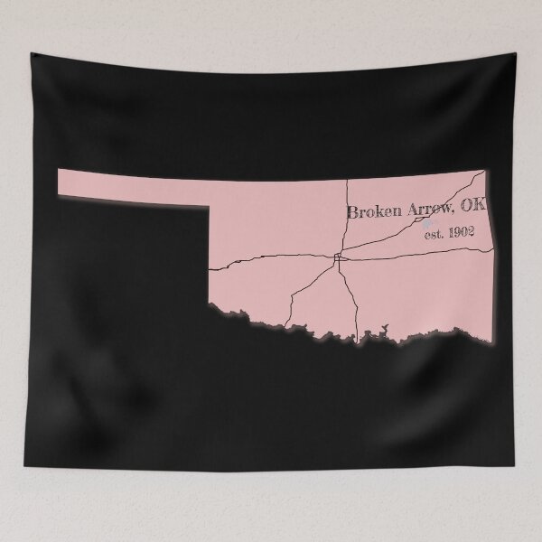 Item preview, Broken Arrow, OK [Pink] designed and sold by PhilbonianDezin.