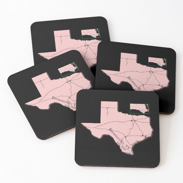 Item preview, Brownsville, TX [Pink] designed and sold by PhilbonianDezin.