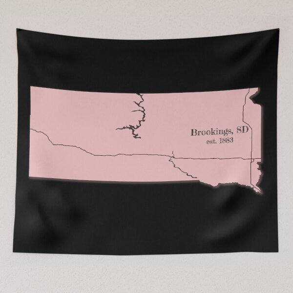 Item preview, Brookings, SD [Pink] designed and sold by PhilbonianDezin.