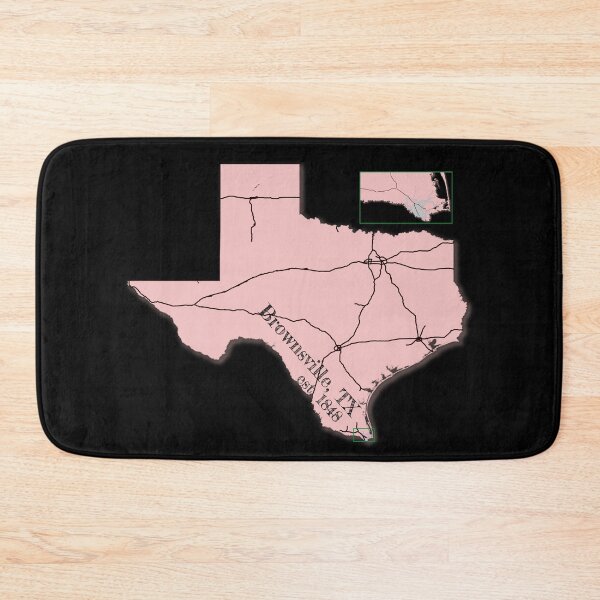 Item preview, Brownsville, TX [Pink] designed and sold by PhilbonianDezin.