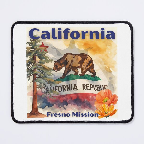Item preview, California Fresno Mission designed and sold by Seeshellspace Designs.