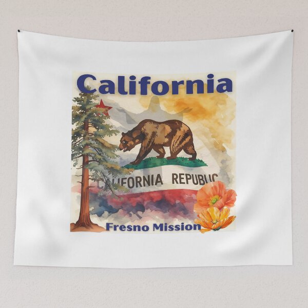 Artikelvorschau, Kalifornien Fresno Mission entworfen und verkauft von Seeshellspace Designs.