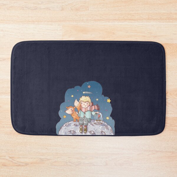 Item preview, Prince, Fox, and Rose on the planet with starry night designed and sold by Franco Moody.