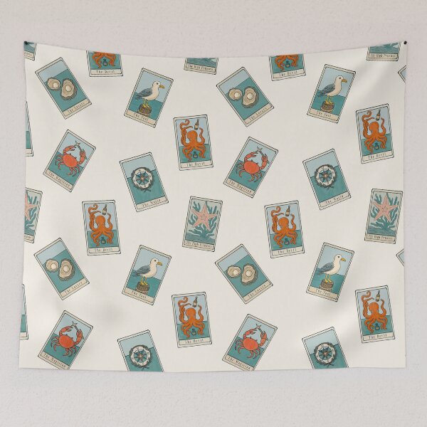 Item preview, Tidepool Tarot – Mystical Coastal Major Arcana Pattern designed and sold by AtelierBrumeArt.