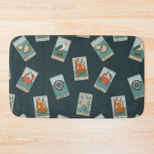 Item preview, Navy Tidepool Tarot – Mystical Coastal Major Arcana Pattern designed and sold by AtelierBrumeArt.