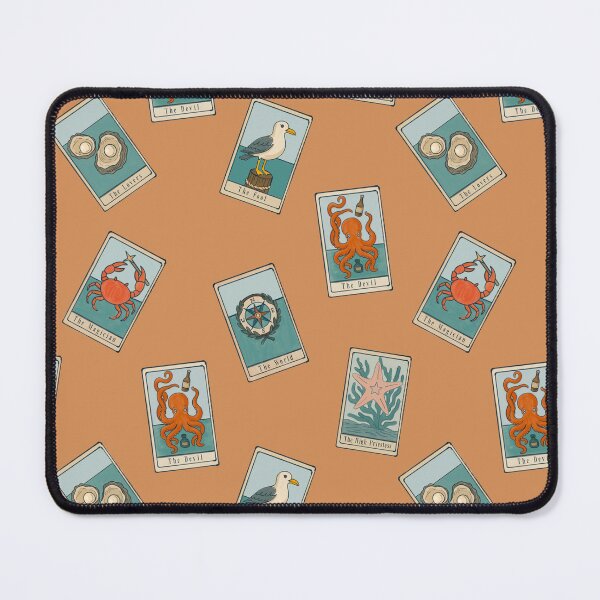 Item preview, Peach Tidepool Tarot – Mystical Coastal Major Arcana Pattern designed and sold by AtelierBrumeArt.