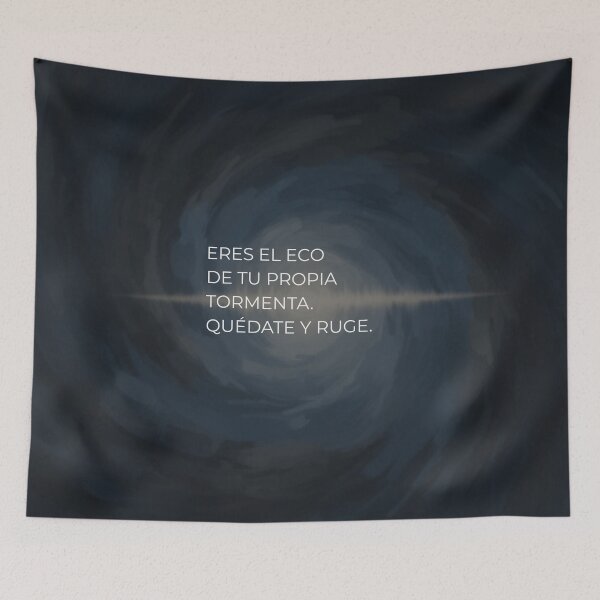 Item preview, You Are the Echo of Your Own Storm — Inner Power Motivational Poster designed and sold by chapeto.