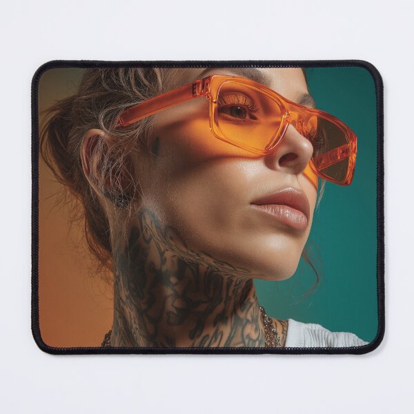 Item preview, Orange and Teal Portrait designed and sold by bixdesign.