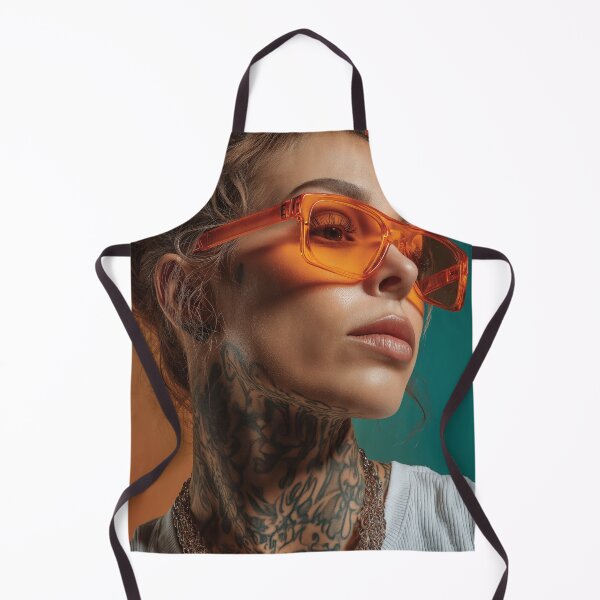 Item preview, Orange and Teal Portrait designed and sold by bixdesign.