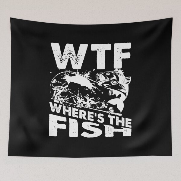 Item preview, WTF Where's The Fish for the fisherman in your life designed and sold by mester26.
