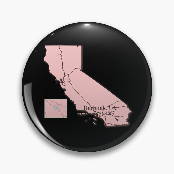 Item preview, Burbank, CA [Pink] designed and sold by PhilbonianDezin.