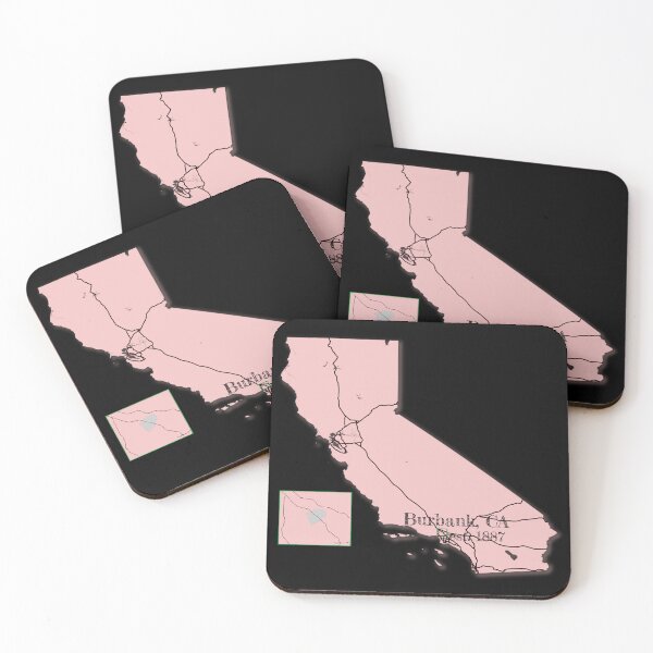 Item preview, Burbank, CA [Pink] designed and sold by PhilbonianDezin.