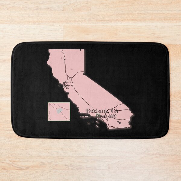 Item preview, Burbank, CA [Pink] designed and sold by PhilbonianDezin.