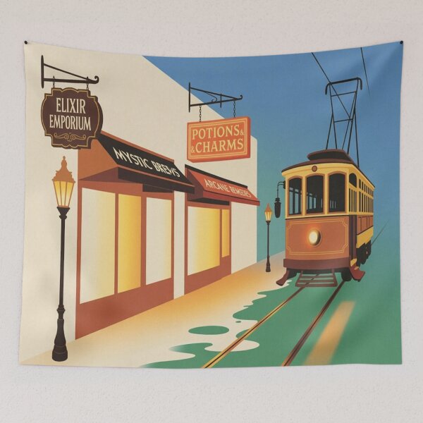 Item preview, Lifestyle Hub: Magic & Steam: 1920s Art Deco City Street designed and sold by M&M Lifestyle Hub.