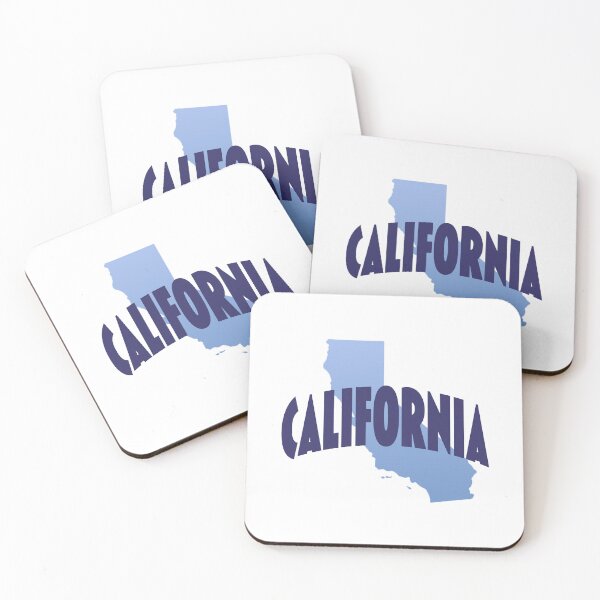 Item preview, California - Retro Style Curved Text with State Shape designed and sold by chosenhomes.