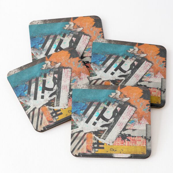 Item preview, Urban Industrial Back Street Aesthetic Collage Abstract Art designed and sold by DEC02.
