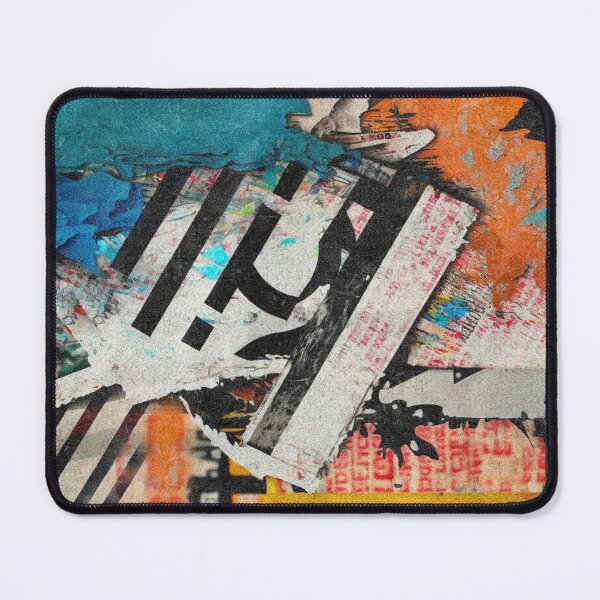 Item preview, Urban Industrial Back Street Aesthetic Collage Abstract Art designed and sold by DEC02.