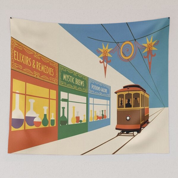 Item preview, Lifestyle Hub: Magic & Steam: 1920s Art Deco City Street designed and sold by M&M Lifestyle Hub.