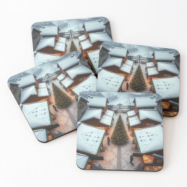 Item preview, Golden Star Market – Festive Village Celebration designed and sold by NaomiRut.