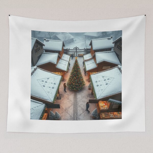 Item preview, Golden Star Market – Festive Village Celebration designed and sold by NaomiRut.
