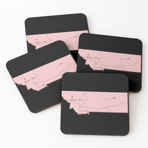 Item preview, Butte, MT [Pink] designed and sold by PhilbonianDezin.