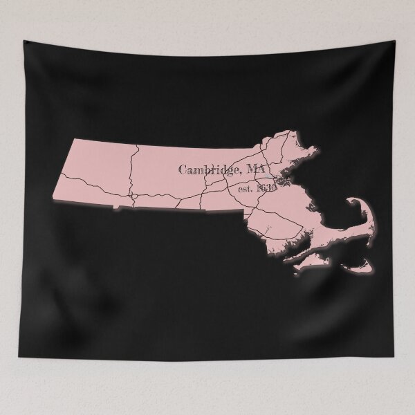 Item preview, Cambridge, MA [Pink] designed and sold by PhilbonianDezin.