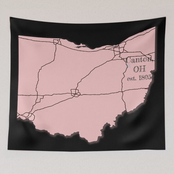 Item preview, Canton, OH [Pink] designed and sold by PhilbonianDezin.