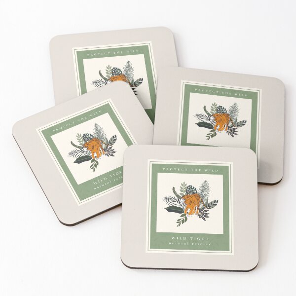 Item preview, Protect the Wild — Wild Tiger Nature Reserve designed and sold by Novel Works Studio.