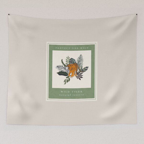 Item preview, Protect the Wild — Wild Tiger Nature Reserve designed and sold by Novel Works Studio.